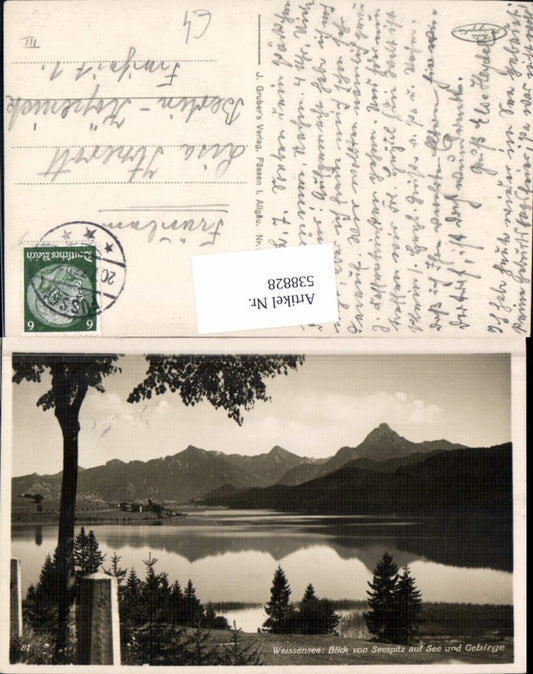 538828,Fotokunst J. Gruber Weissensee Blick v. Seespitz
