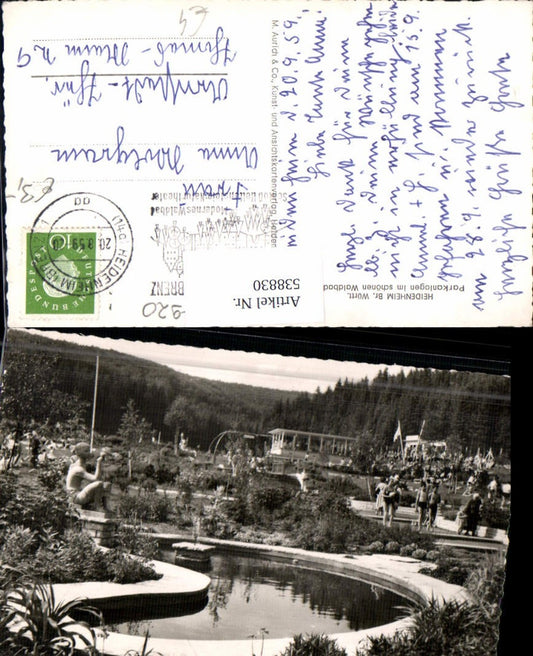 538830,Fotokunst M. Aurich u. Co. Heidenheim Parkanlagen Waldbad