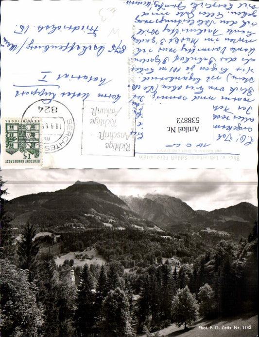 538873,Fotokunst F. G. Zeitz Nr. 1142 Schloß Fürstenstein Kehlstein Brett u. Jenner Berchtesgaden