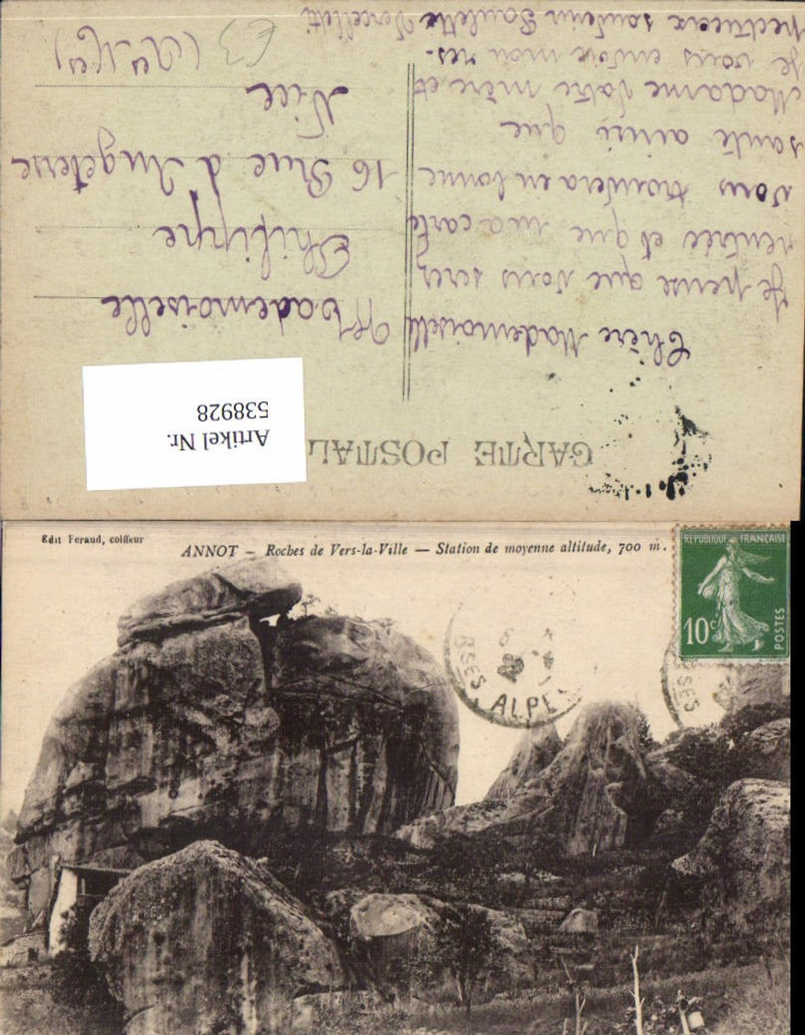 Alte Ansichtskarte – Old Postcard