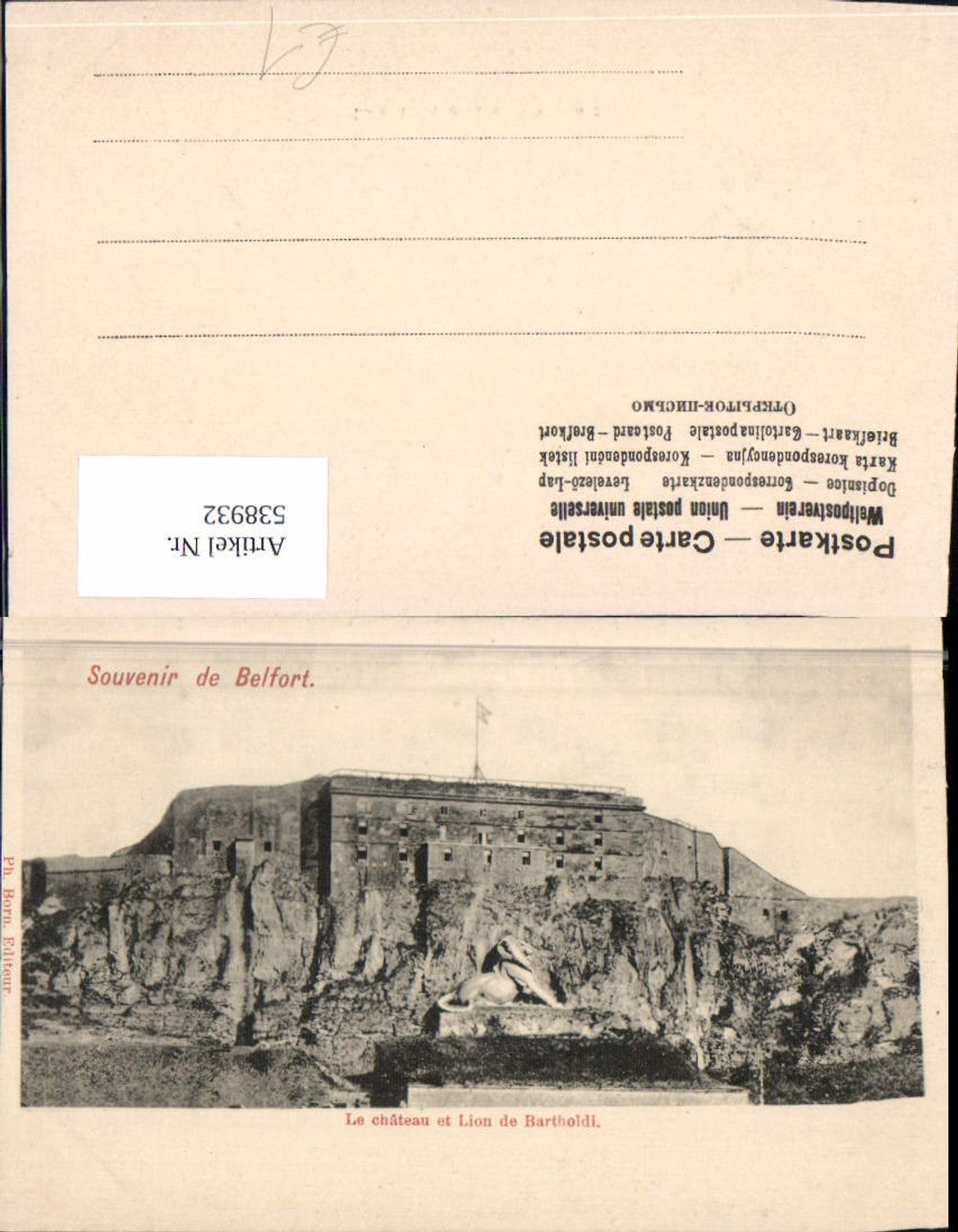 Alte Ansichtskarte – Old Postcard