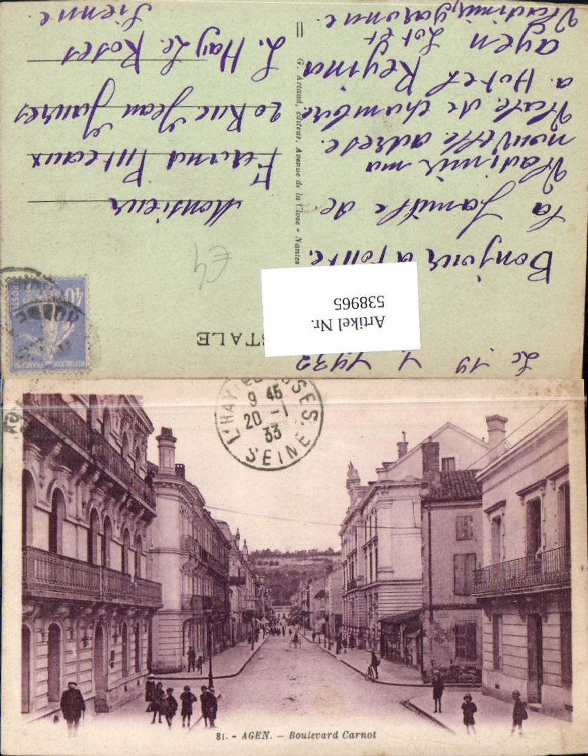 Alte Ansichtskarte – Old Postcard