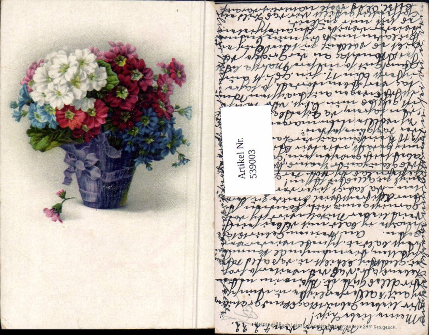 539003,Künstler AK Meissner & Buch 2431 Blumen