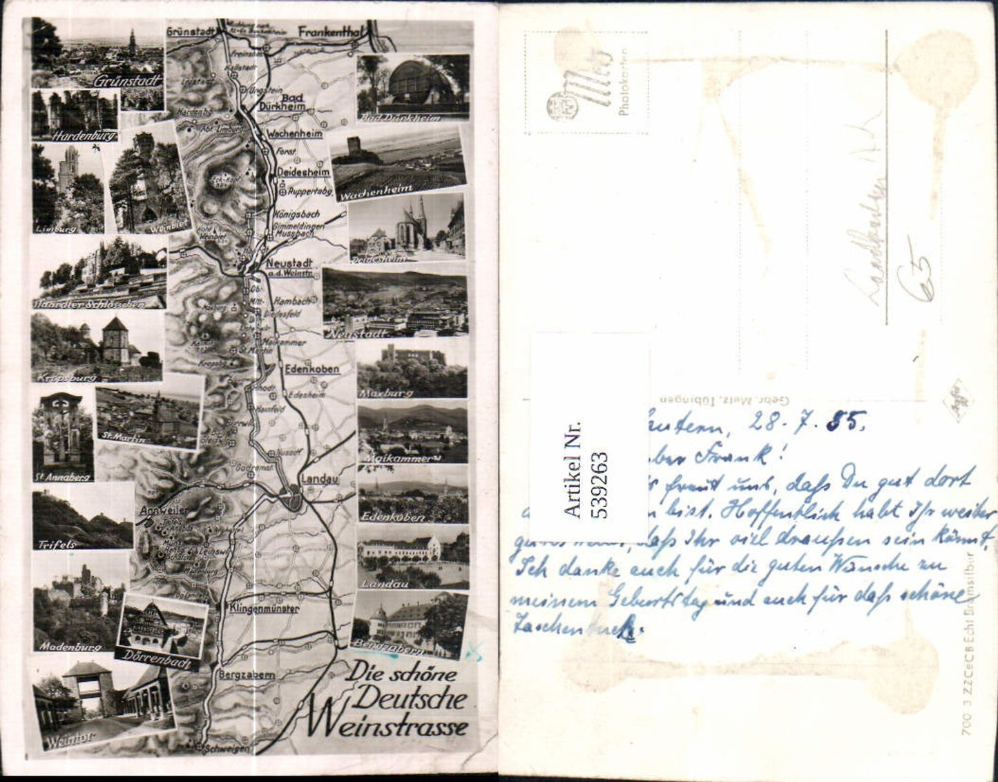 Alte Ansichtskarte – Old Postcard