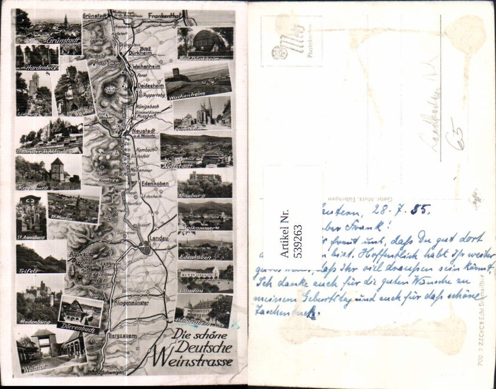 Alte Ansichtskarte – Old Postcard