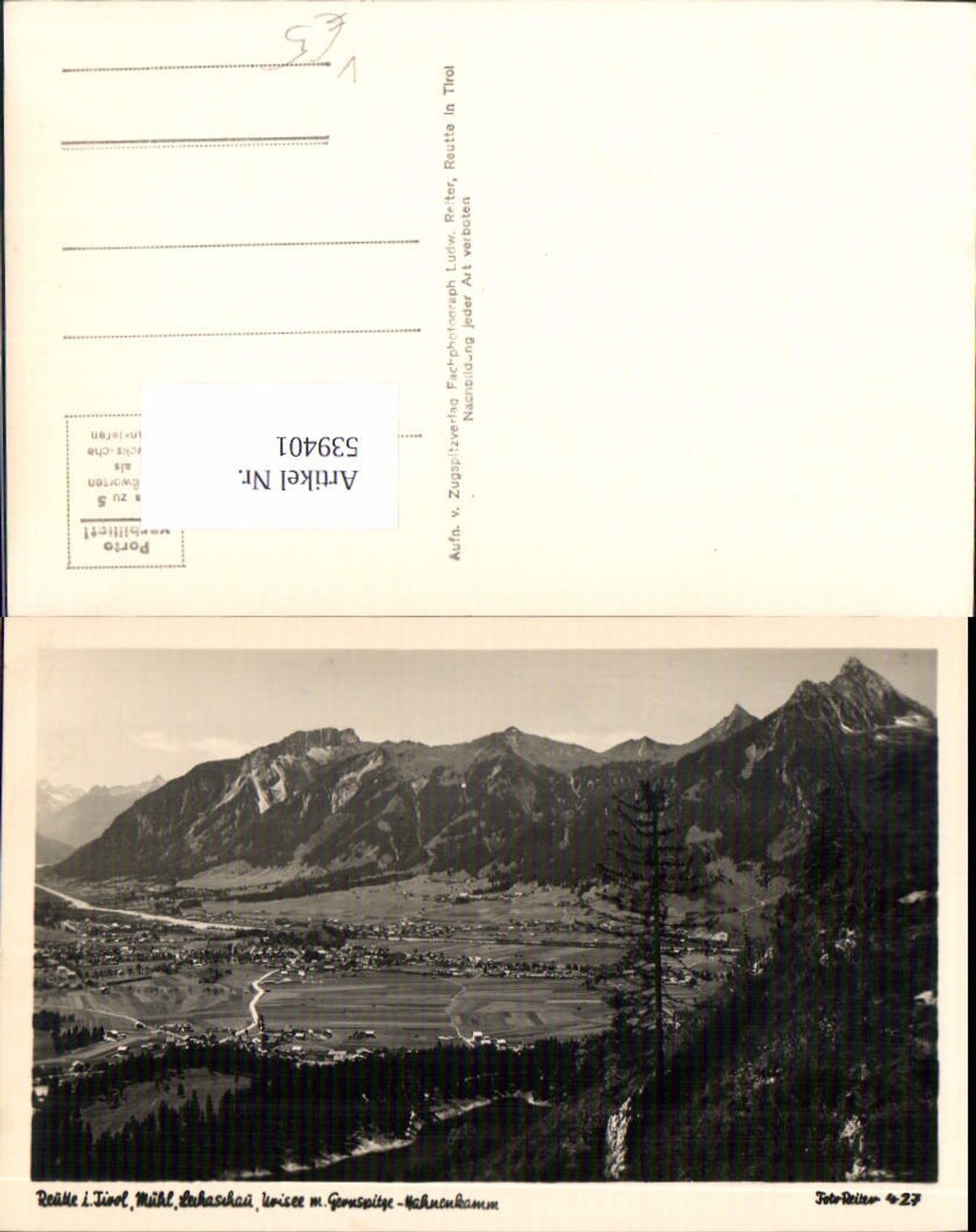 Alte Ansichtskarte – Old Postcard