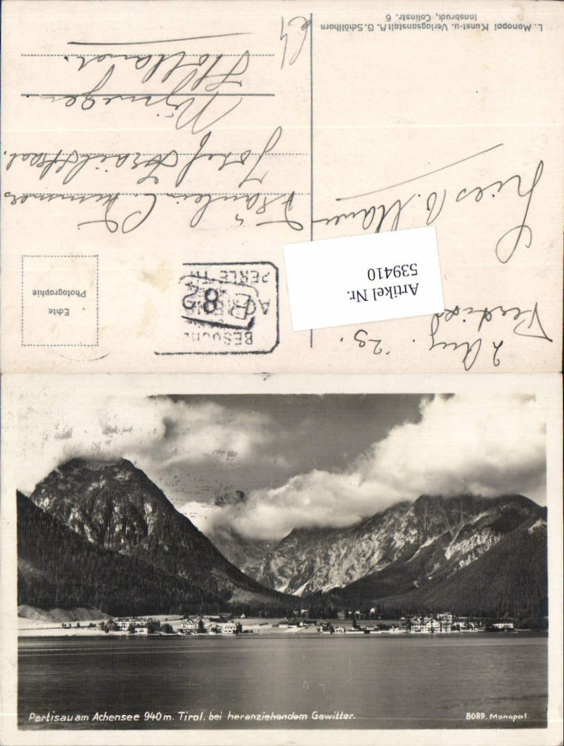 Alte Ansichtskarte – Old Postcard