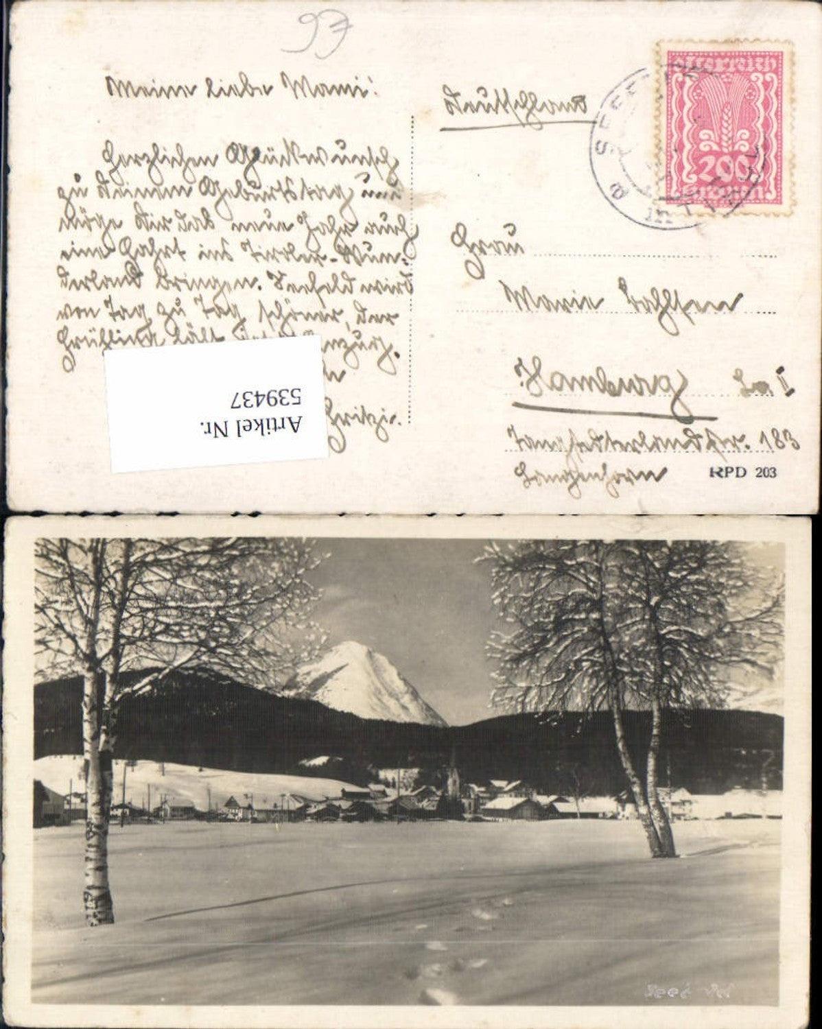 Alte Ansichtskarte – Old Postcard
