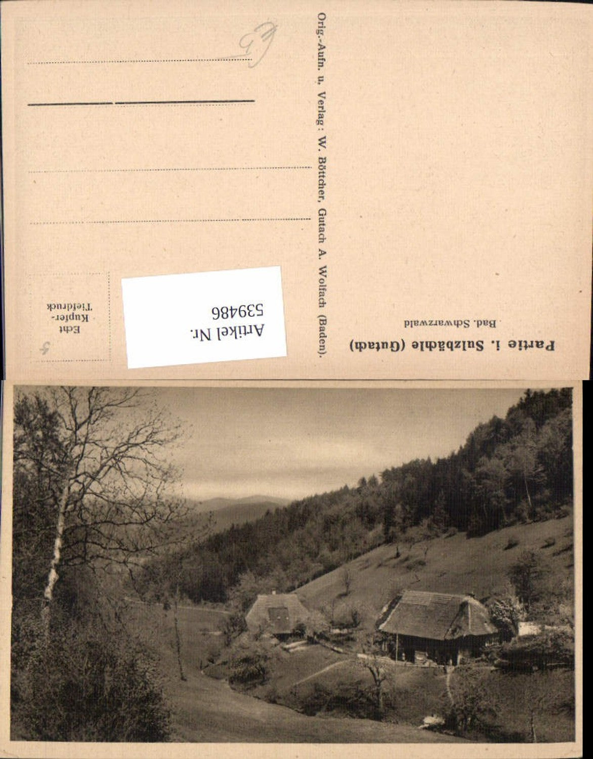 539486, Sulzbächle Gutach Black Forest Landscape