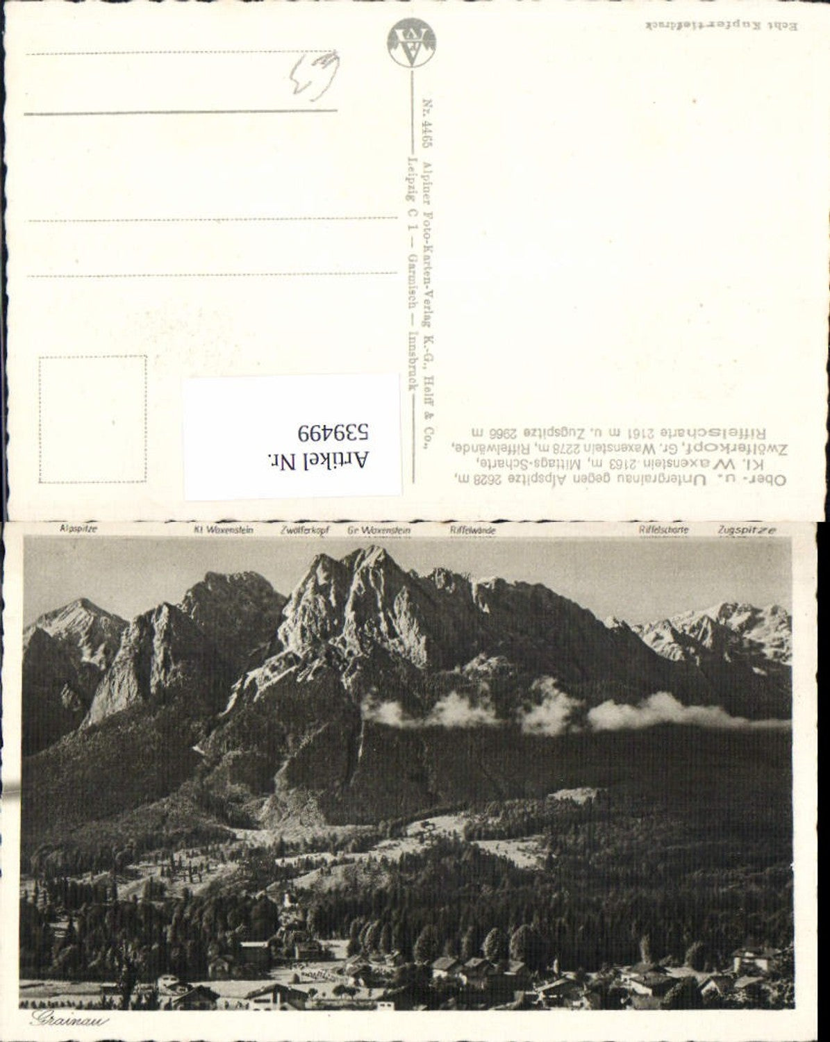 539499,Grainau Ansicht