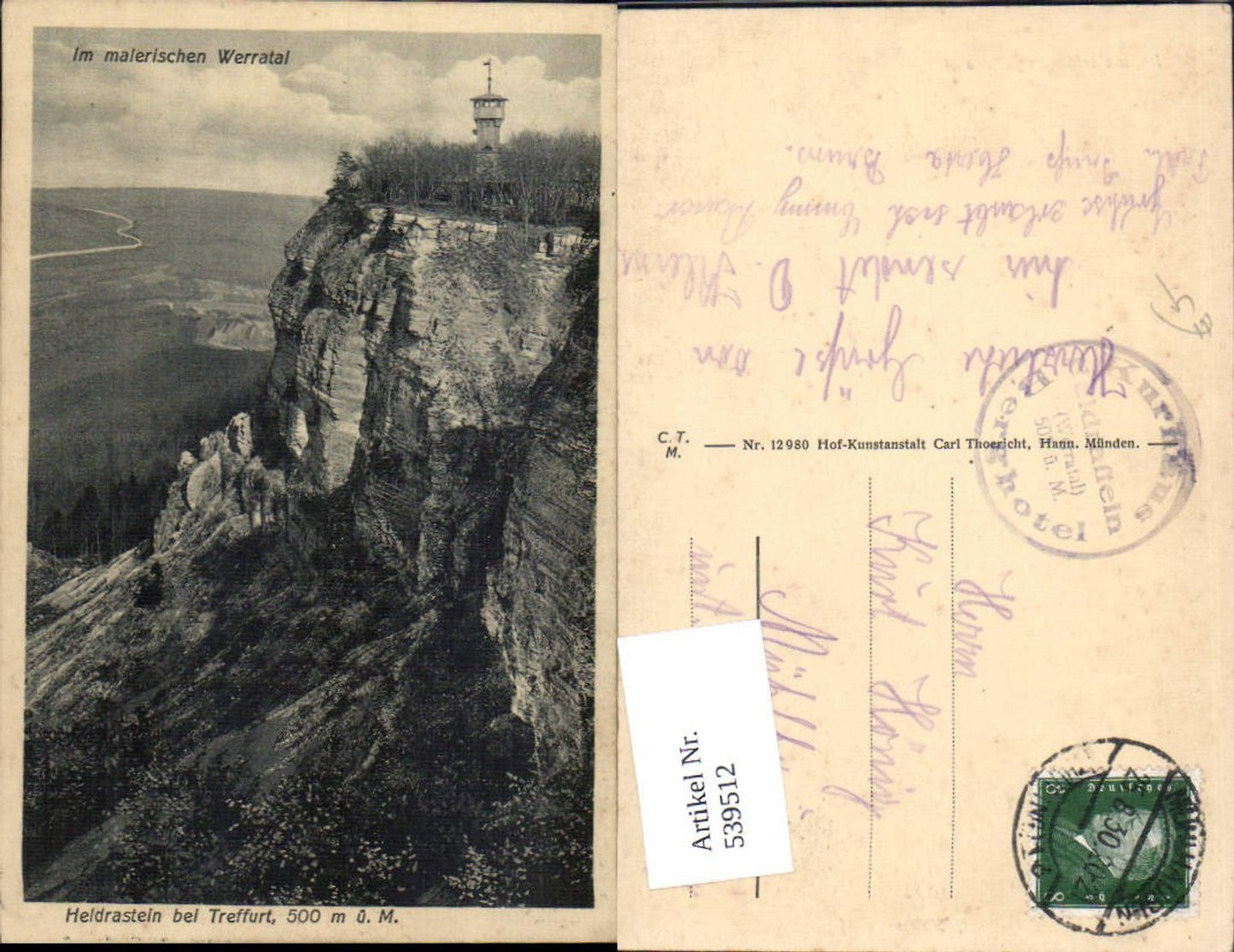 539512, Heldrastein b. Treffurt in the Werra Valley