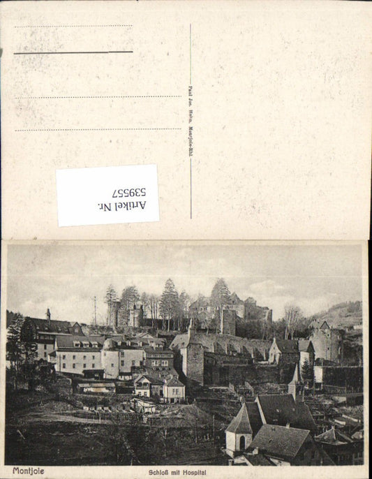 539557,Monschau Montjoie Schloß m. Hospital