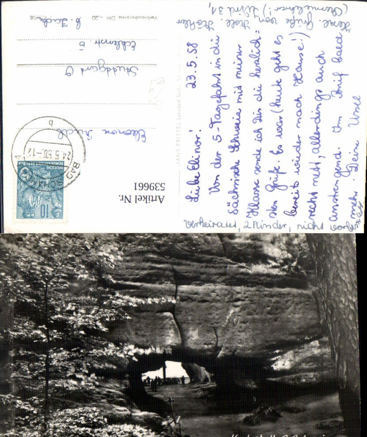 Alte Ansichtskarte – Old Postcard