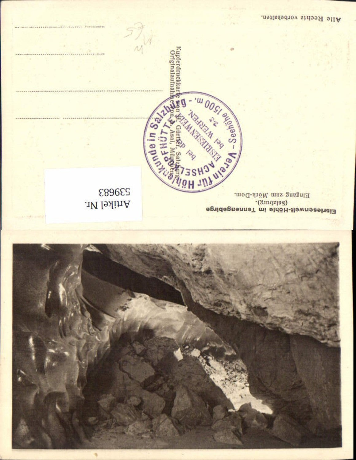 Alte Ansichtskarte – Old Postcard