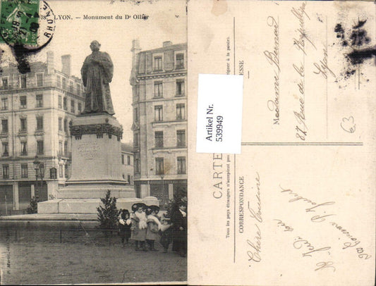 539949,Lyon Monument du Dr Ollier Statue Monument