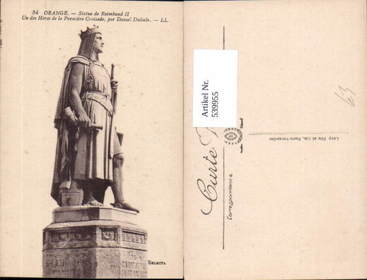539955,Orange Statue de Raimbaud II Ritter Monument