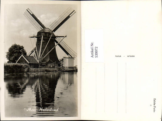 539972,tolle Foto-AK Windmühle Mool Mühle Holland