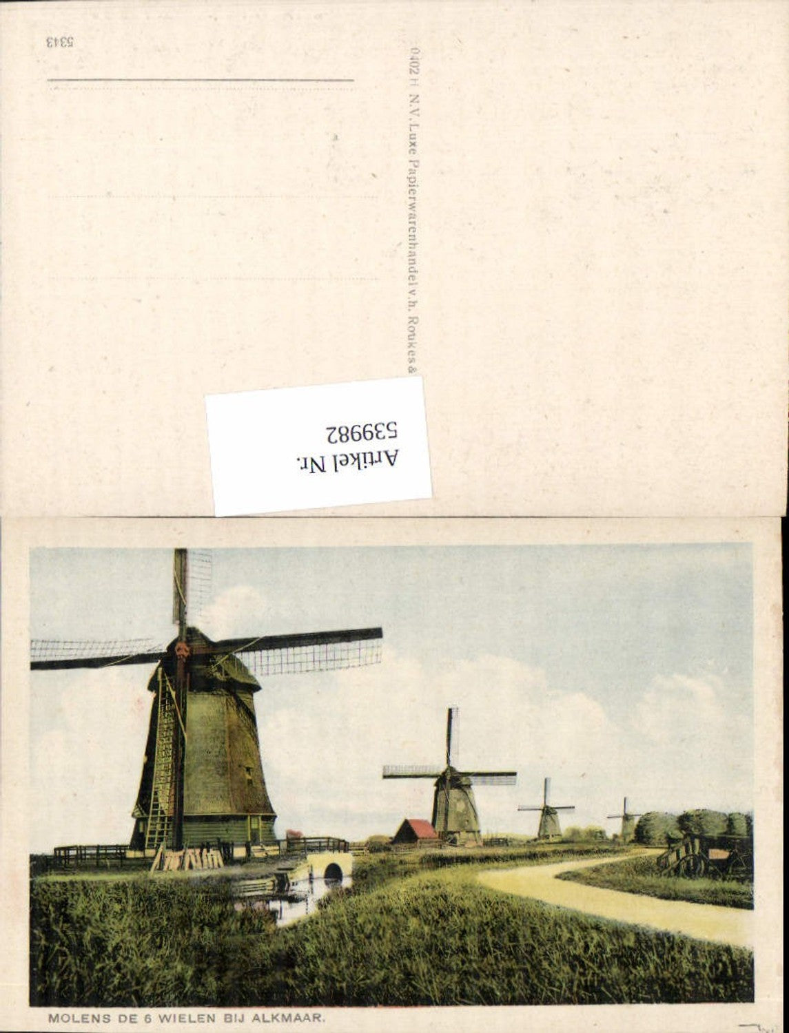 539982,Windmühle Mühle b. Alkmaar Wielen