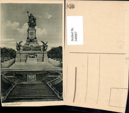 540067,Niederwald Nationaldenkmal Statue Monument