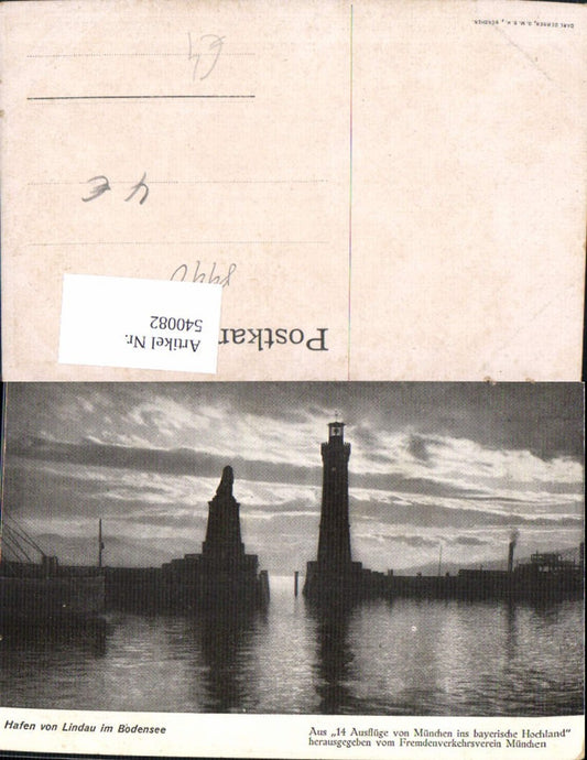 540082,Lindau i. Bodensee Hafen Löwendenkmal Leuchtturm