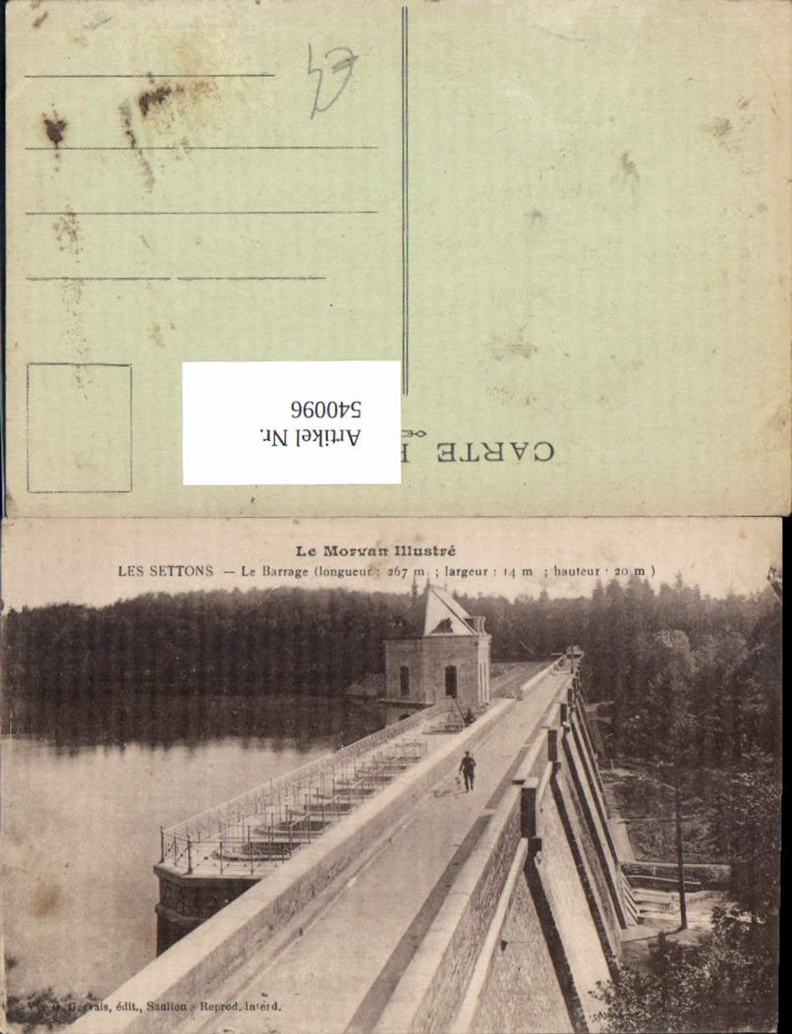 540096,Le Morvan Les Settons Le Barrage Talsperre