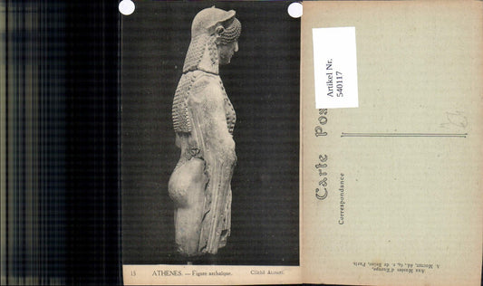 540117,Athenes Athen Figure archaique Archäologie Ausgrabung