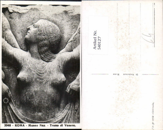 540127,Roma Rom Trono di Venere Relief Frau Erotik Archäologie Ausgrabung