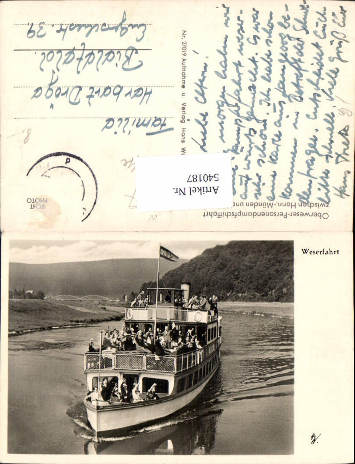 Alte Ansichtskarte – Old Postcard