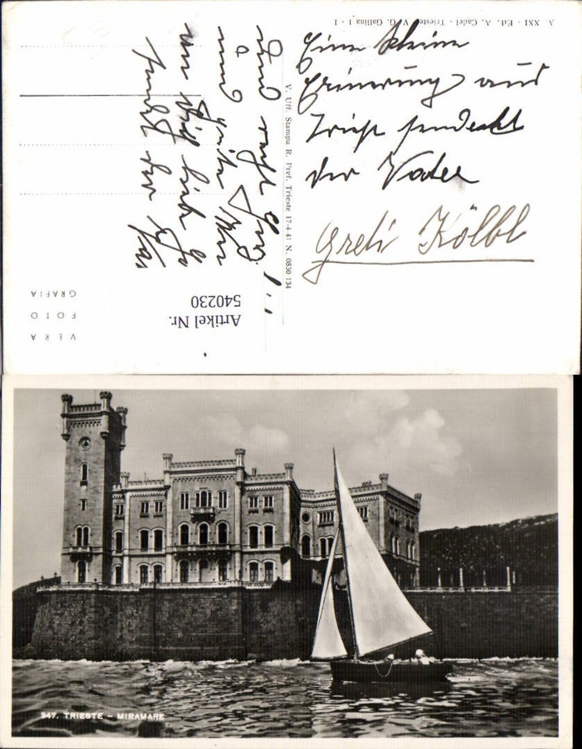 Alte Ansichtskarte – Old Postcard
