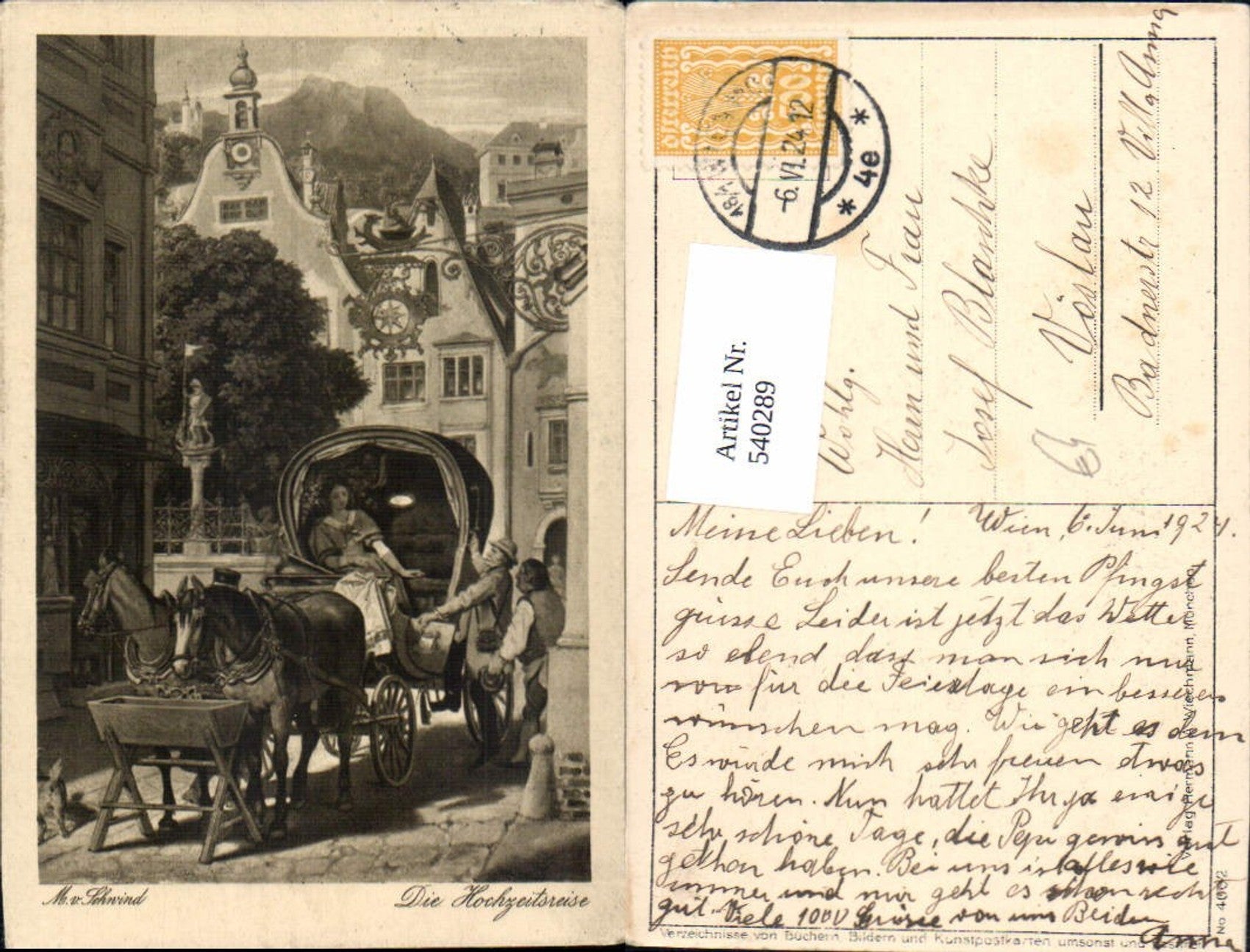 Alte Ansichtskarte – Old Postcard