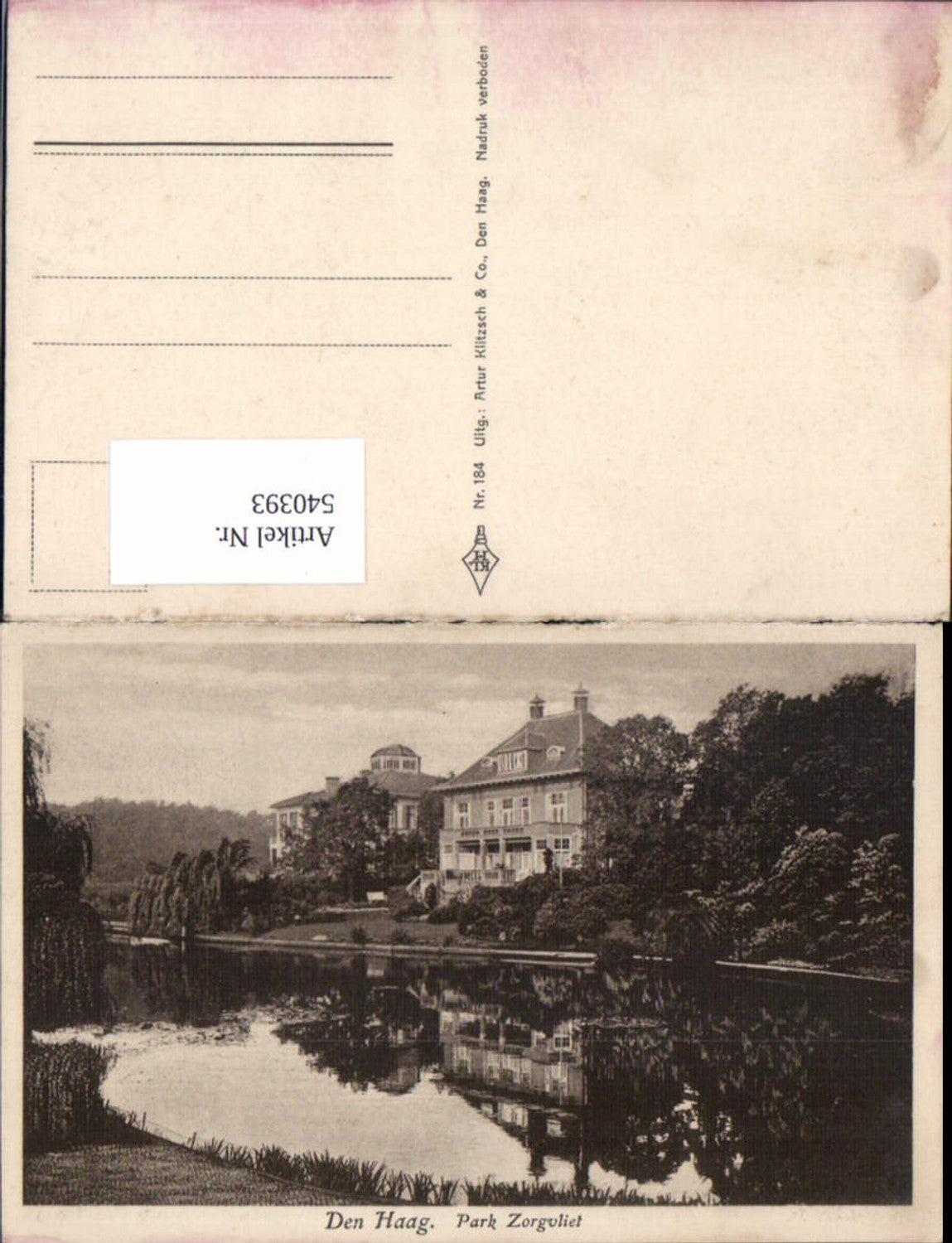 Alte Ansichtskarte – Old Postcard