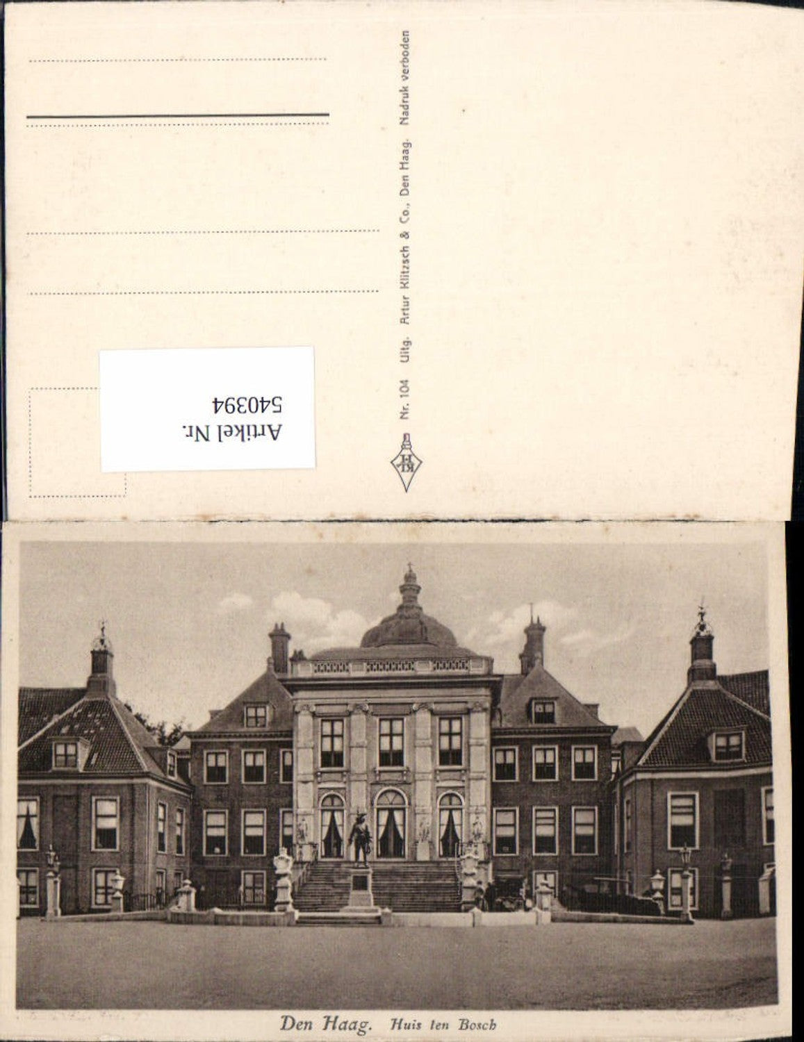 Alte Ansichtskarte – Old Postcard