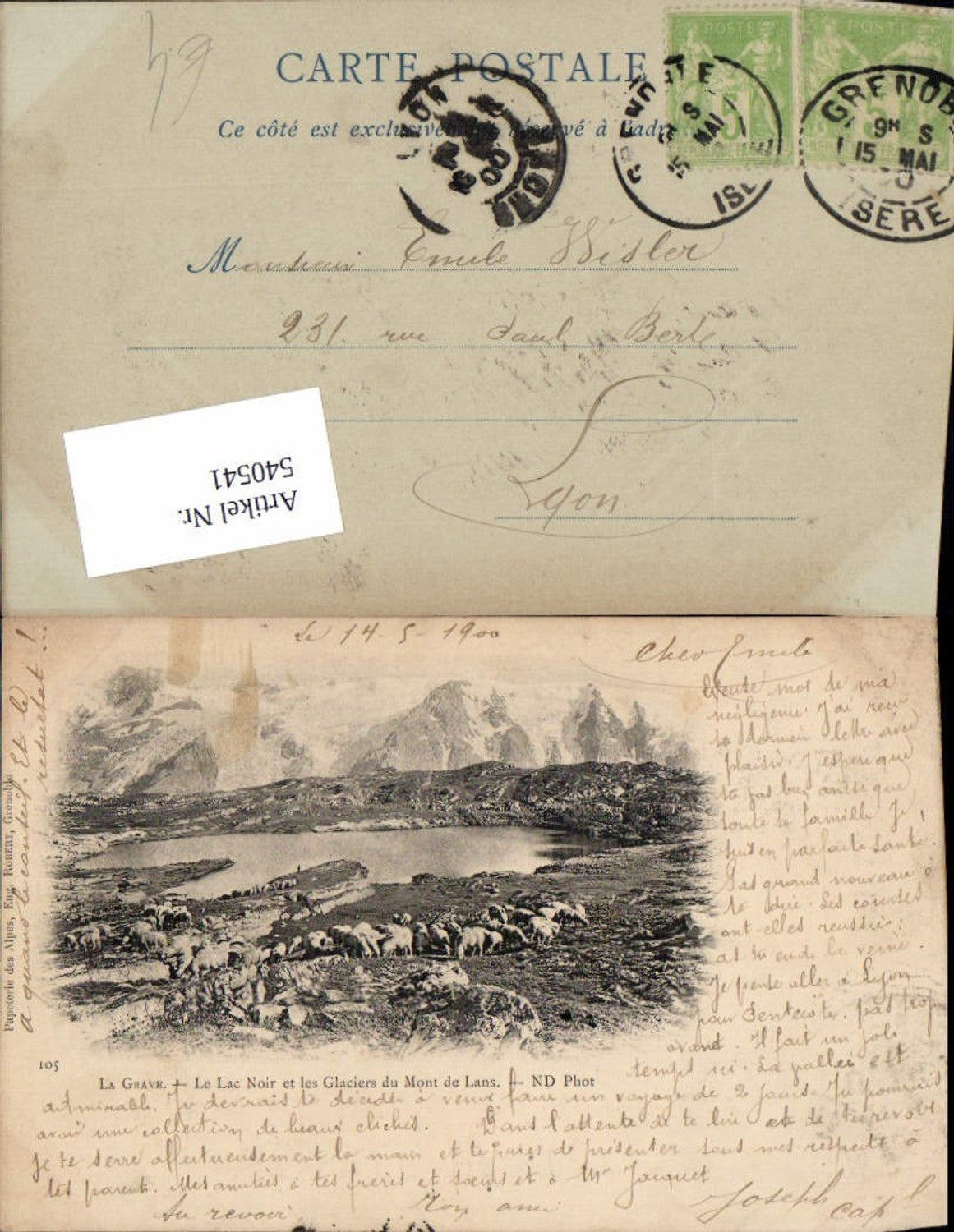 Alte Ansichtskarte – Old Postcard