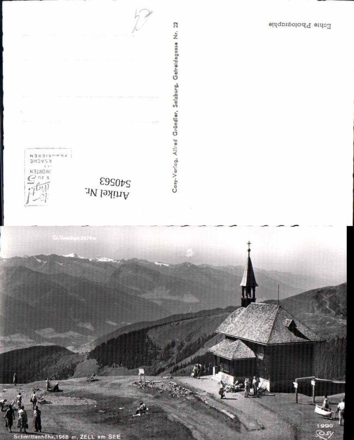 540563,Schmittenhöhe, 1968 Zell am See