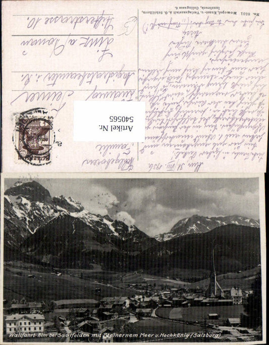 540565,Wahlfahrt, Alm bei Saalfelden mit Steinerem Meer und Hochkönig Salzburg