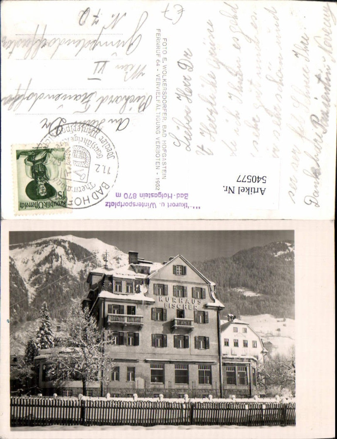 Alte Ansichtskarte – Old Postcard