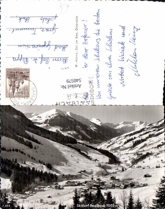 540579,Skidorf Saalbach, Winterlandschaft