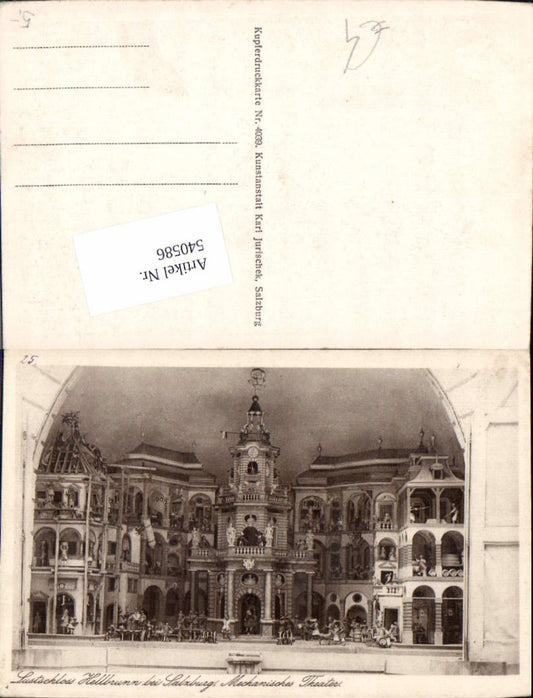 540586,Lustschloss Hellbrunn bei Salzburg, mechanisches Theater