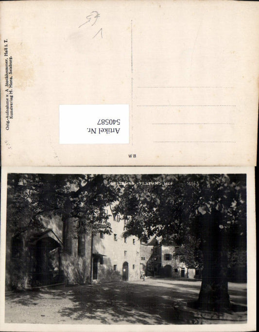 540587,Salzburg Festung Hof, pub. M. Mora