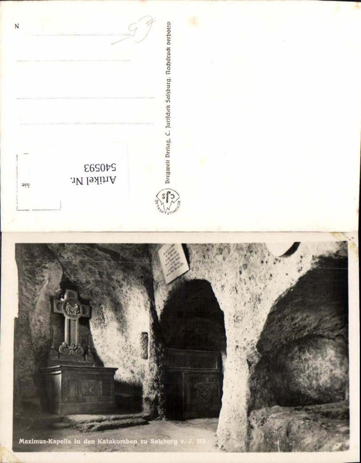 540593, Maximus Chapel in the catacombs of Salzburg