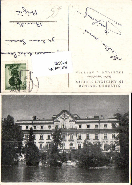 540595,Salzburg Seminar in American Studies, Schloss Leopldskorn