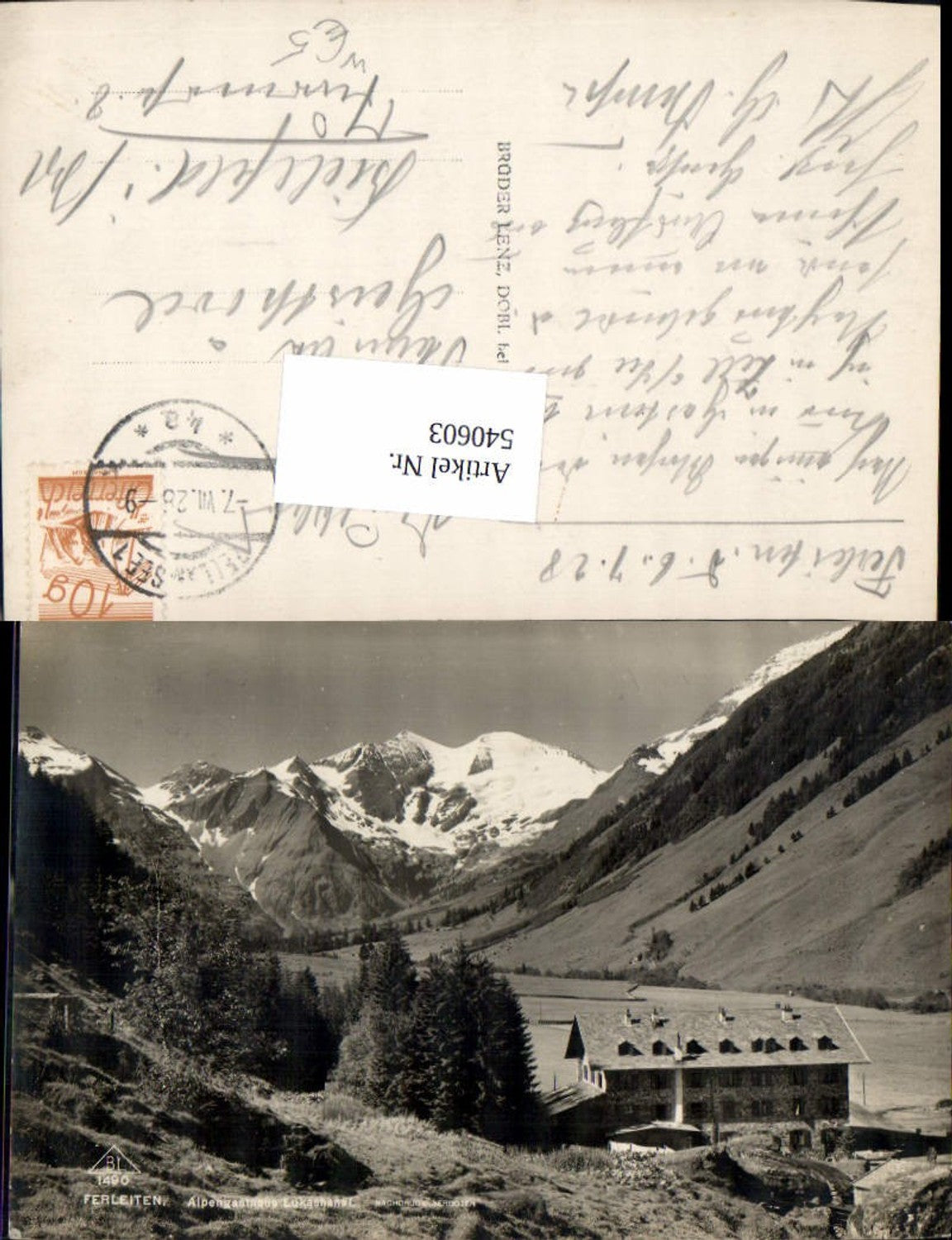 540603,Ferleiten, Alpengasthaus Lukshansl,