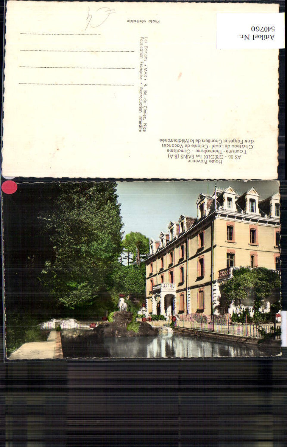 Alte Ansichtskarte – Old Postcard