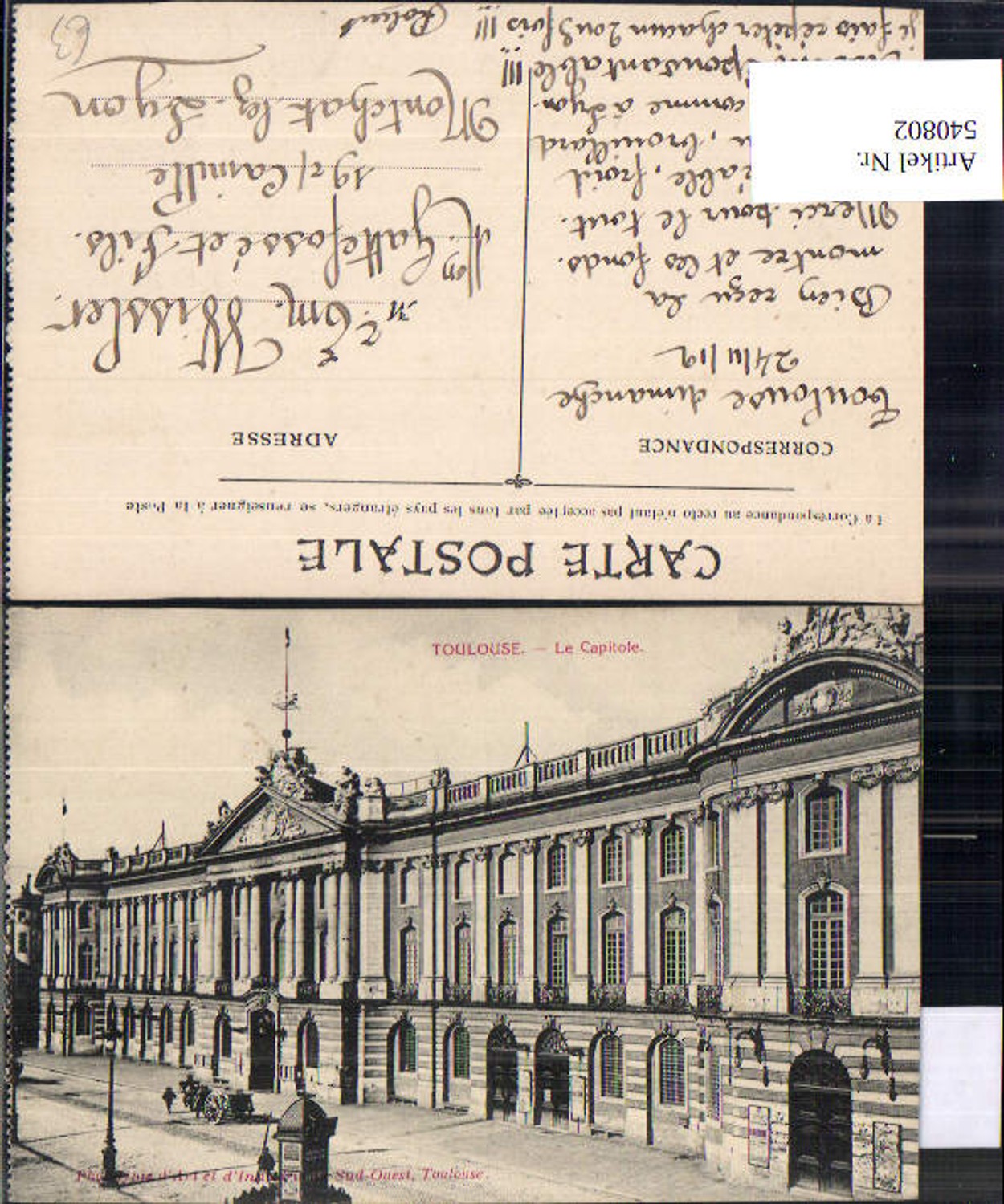 Alte Ansichtskarte – Old Postcard