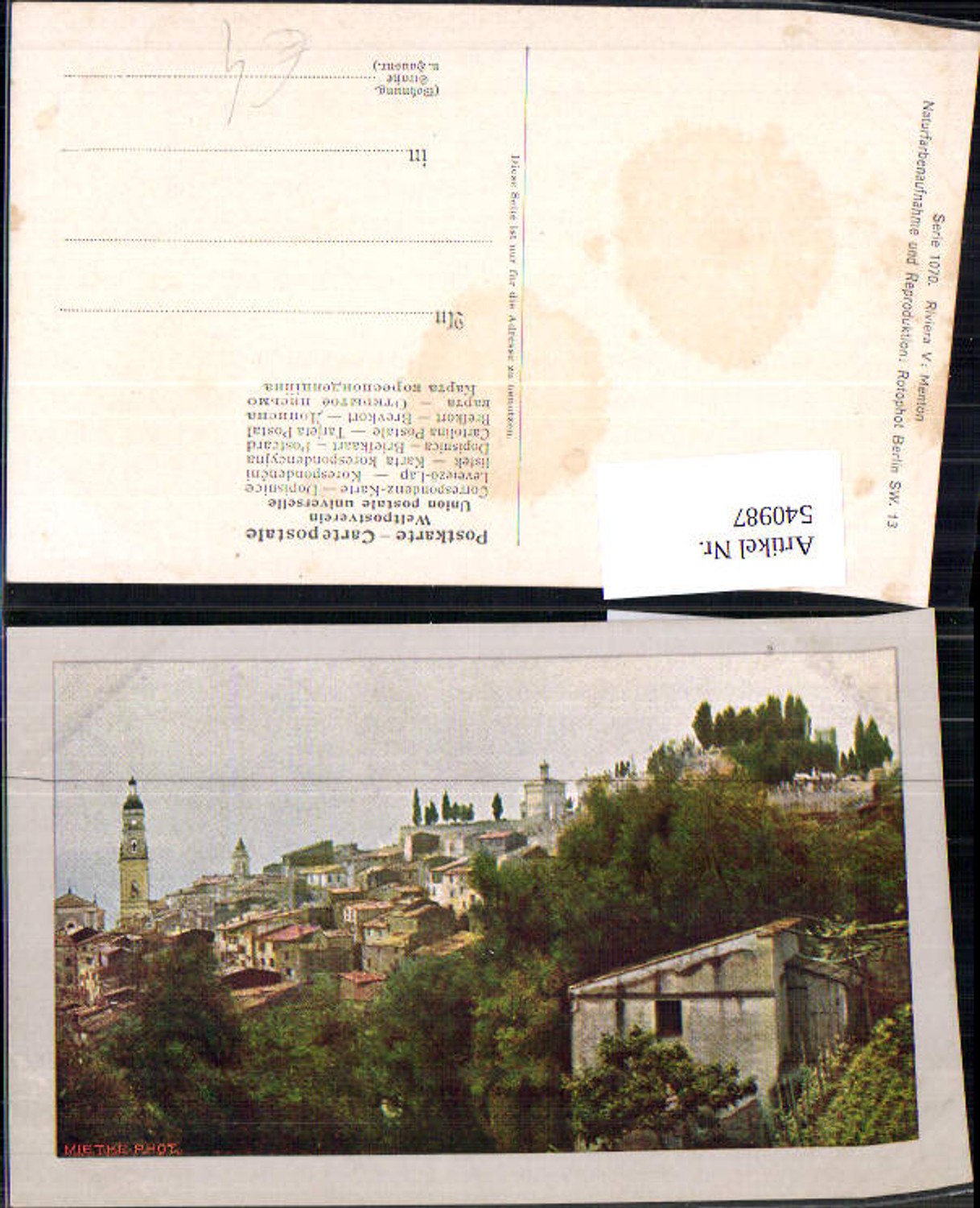 Alte Ansichtskarte – Old Postcard