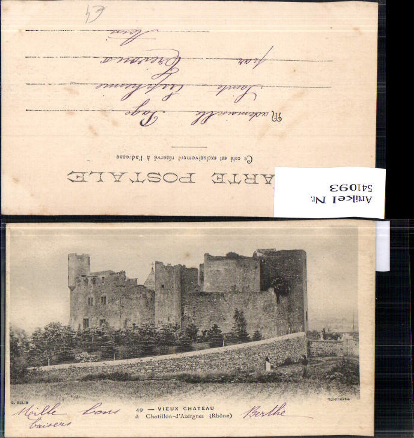 Alte Ansichtskarte – Old Postcard
