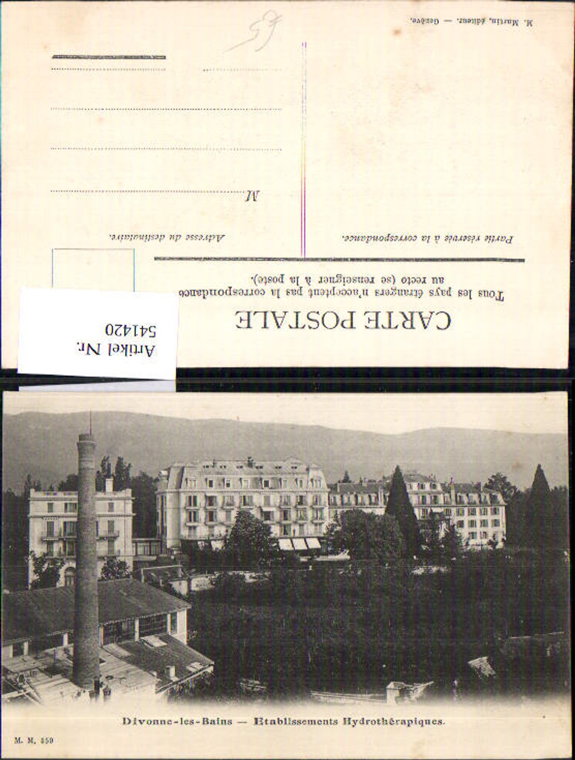 Alte Ansichtskarte – Old Postcard