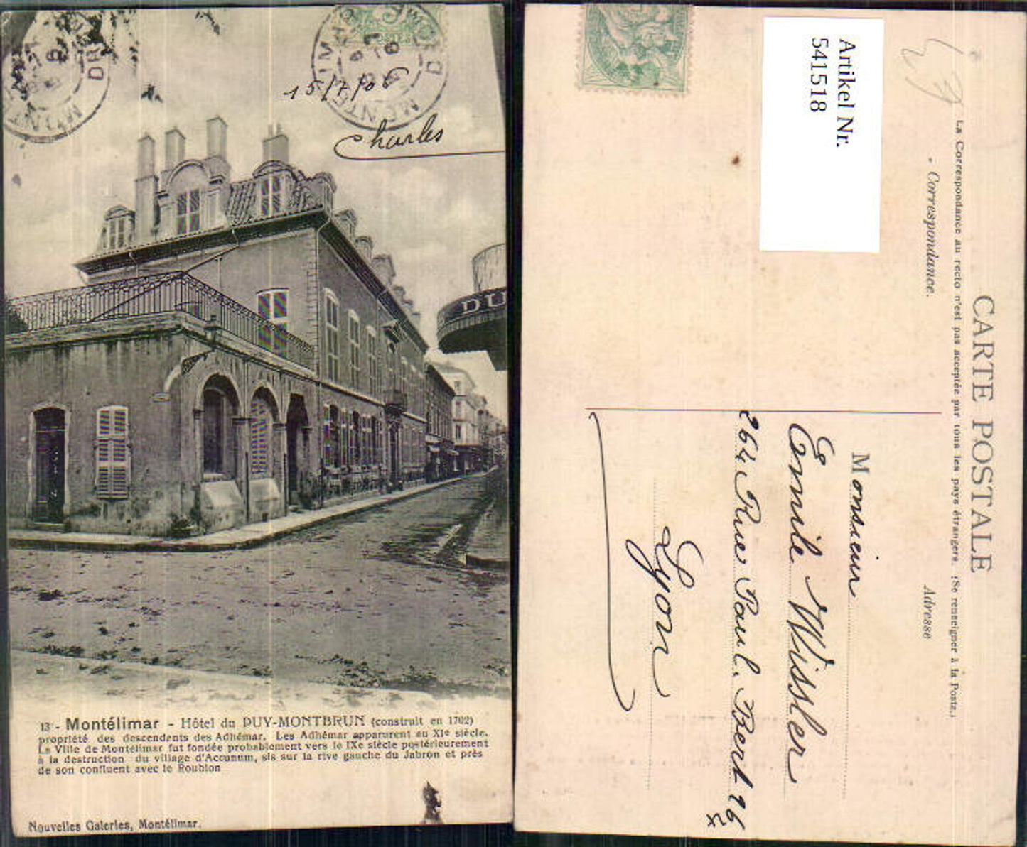 Alte Ansichtskarte – Old Postcard