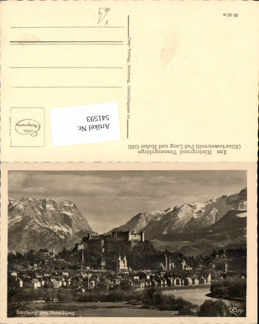 541593,Salzburg Stadt Pass Lueg