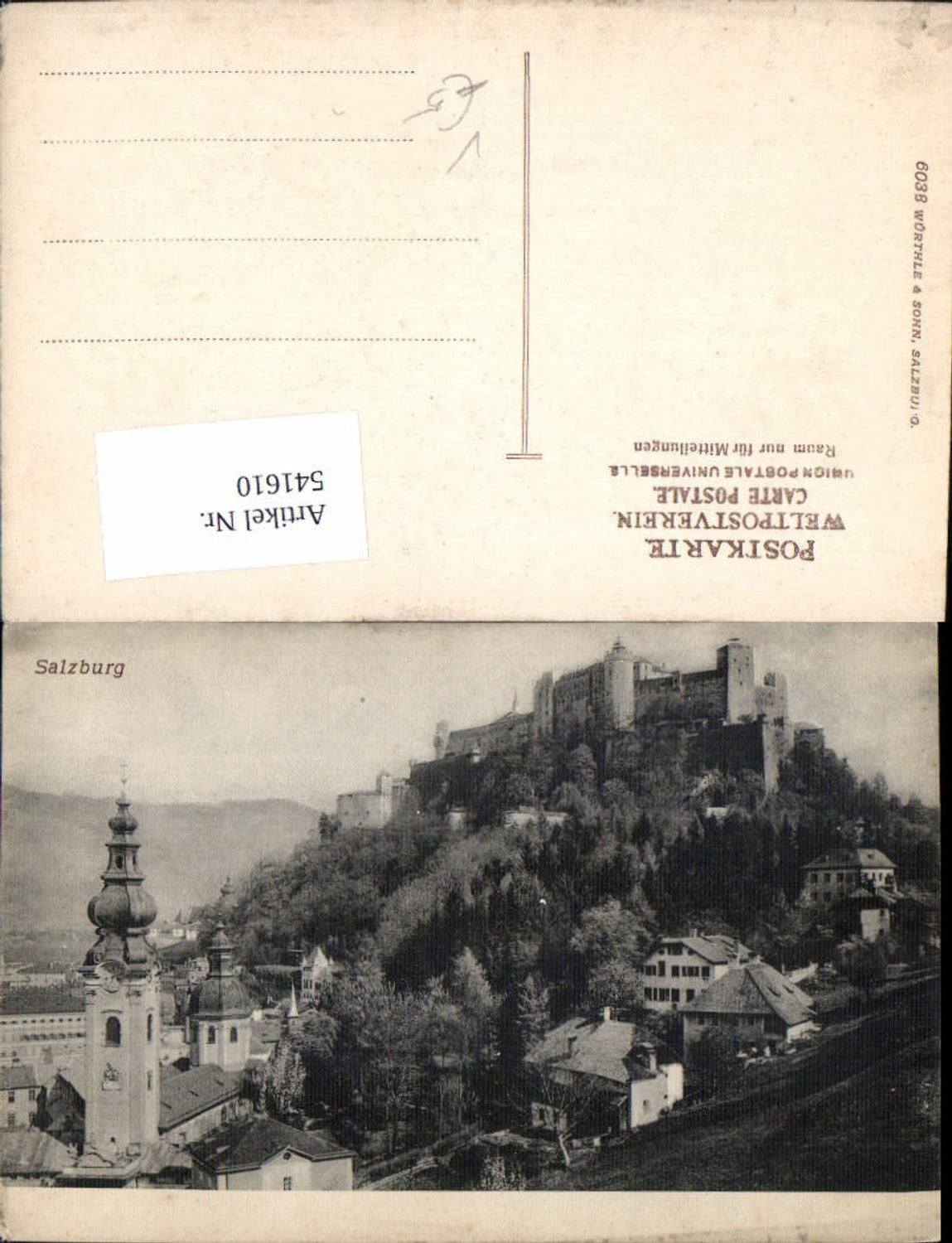 541610,Salzburg Stadt Hohensalzburg pub Würthle 6038